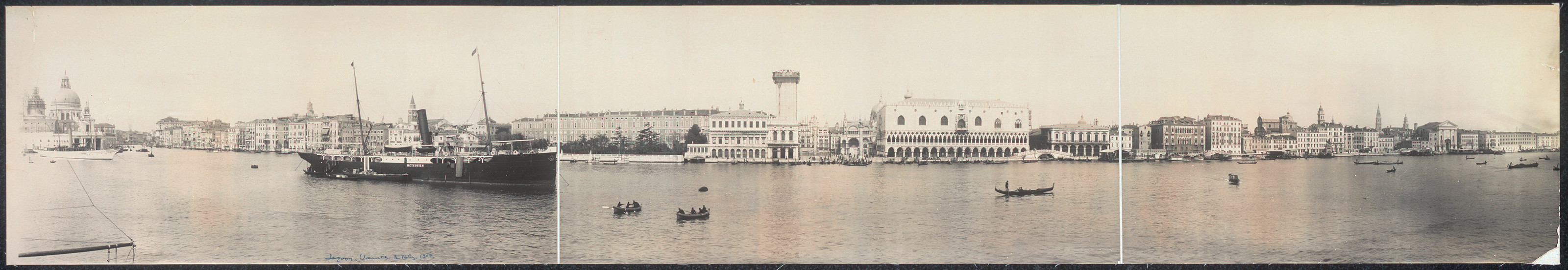 Panoramic view of Lagoon, Venice, Italy, 1909, 1909 — historic image