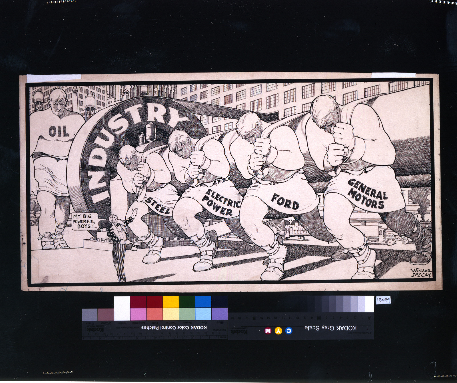 My big powerful boys!" / Winsor McCay." — historic drawing