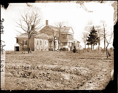 Falmouth Va. vicinity. Major Lacys house opposite Fredericksburg