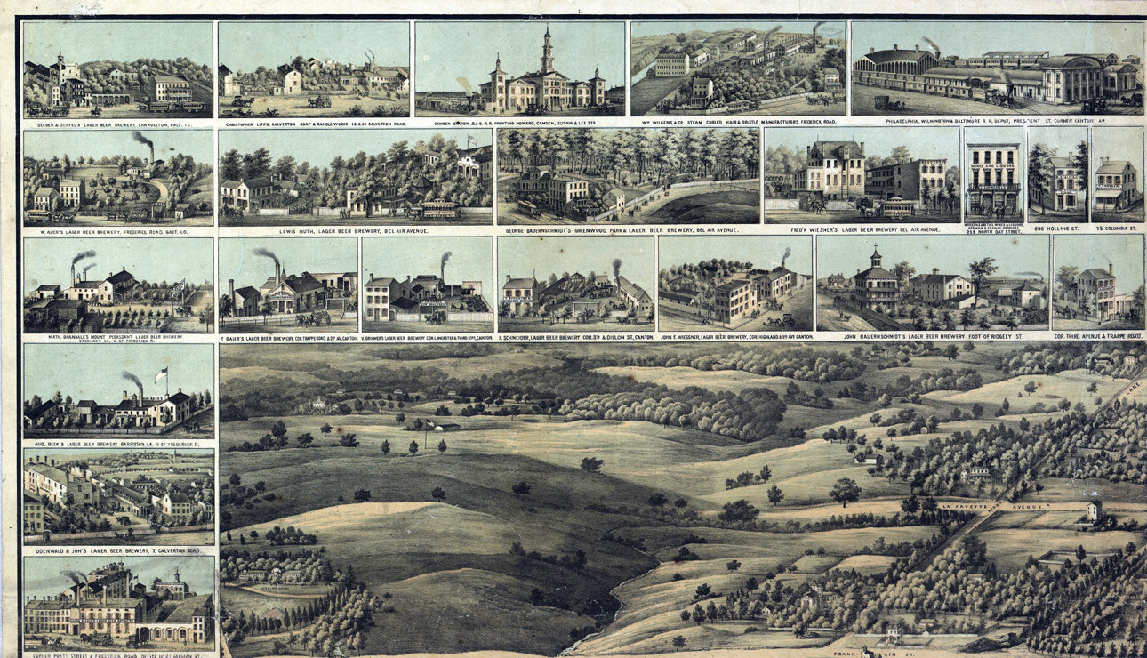 11, Maryland — antique map
