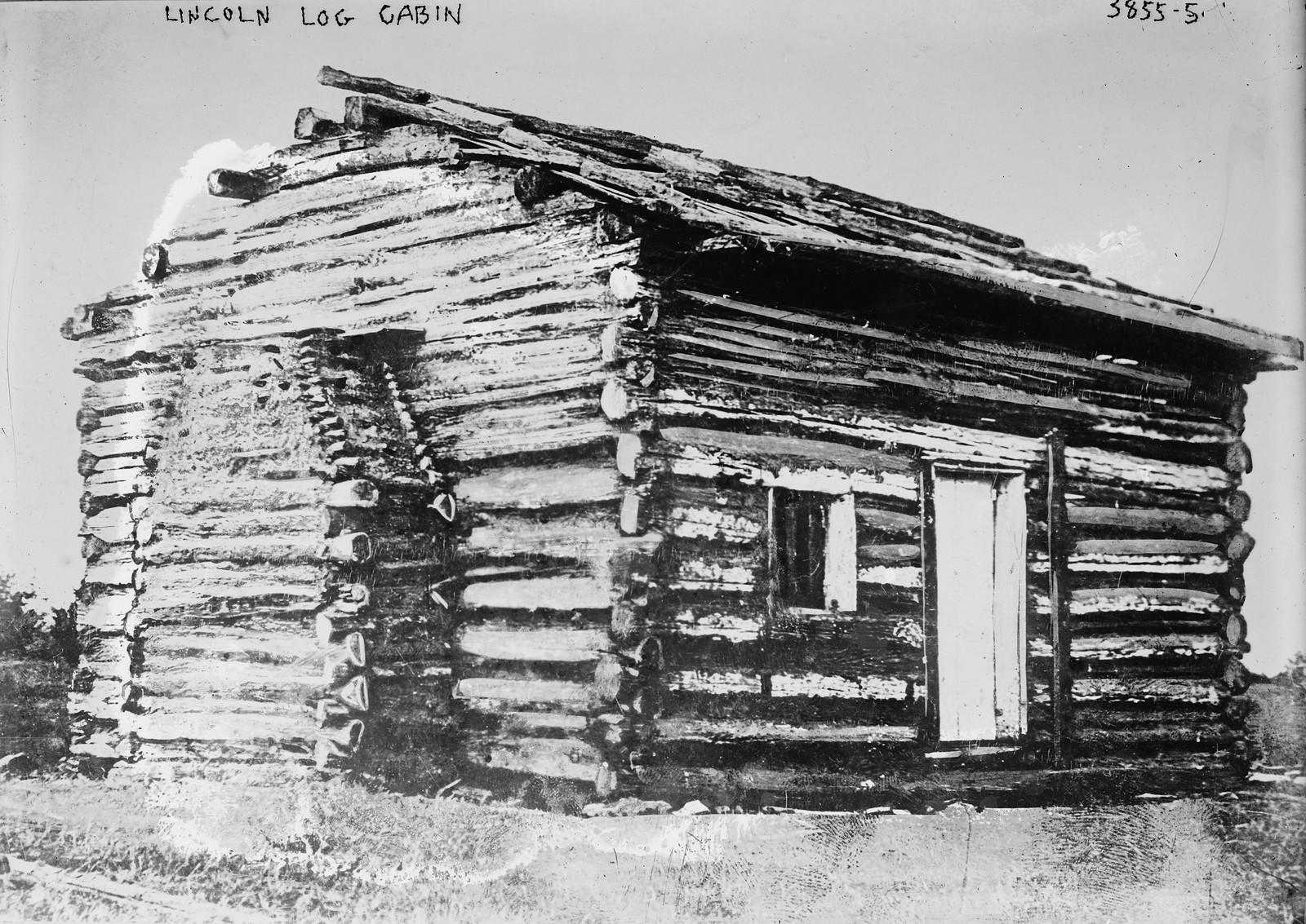 Lincoln Log Cabin — historic image