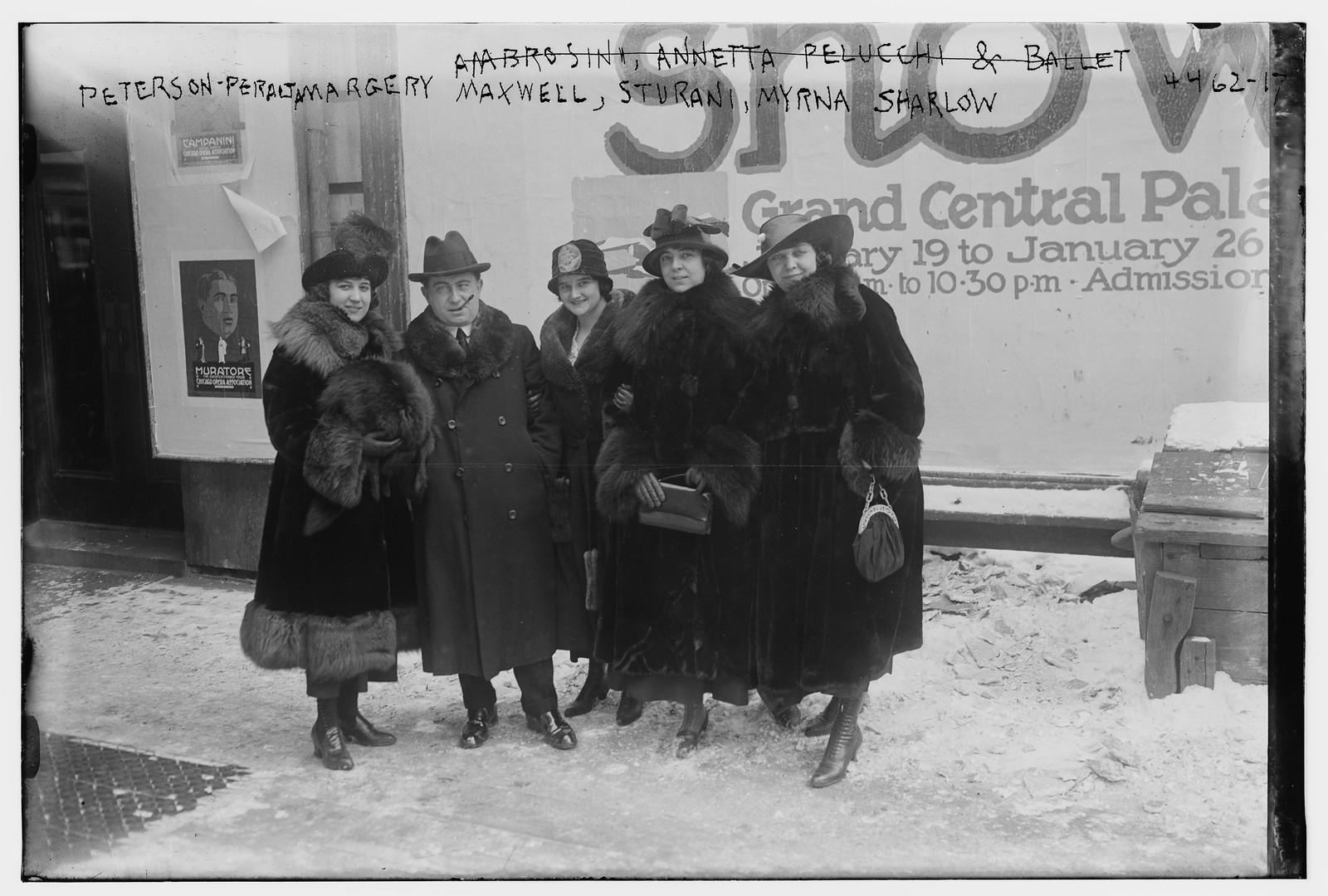 Peterson, Peralta, Margery, Maxwell, Sturani, Myrna Sharlow, n/a — historic photograph