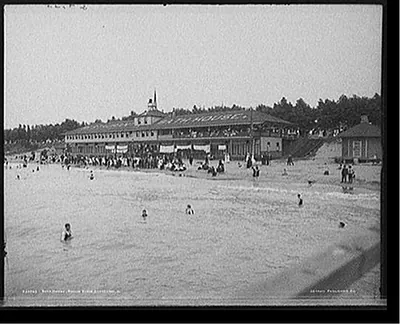 Bath House, Euclid Beach [Park], Cleveland, O[hio]