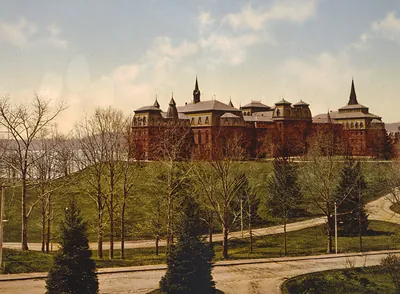 The Main building, Wellesley College, Massachusetts, 1901