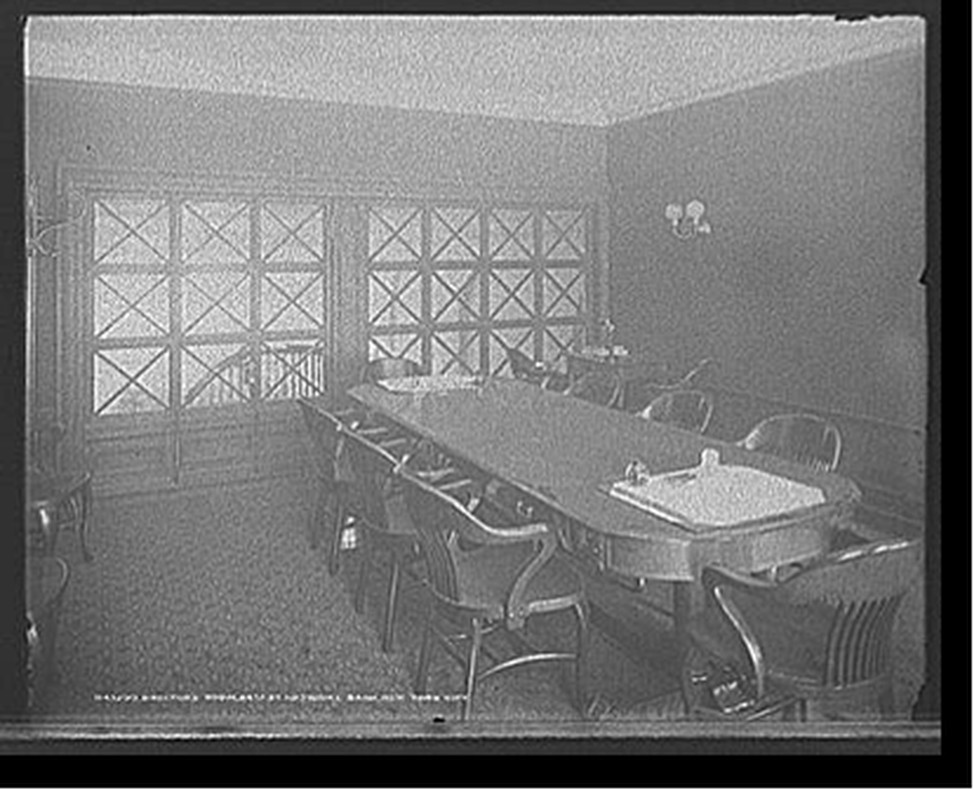 Director's room, 34th St. [Thirty-fourth Street] National Bank, New York City, [between 1900 and 1910] — historic photograph