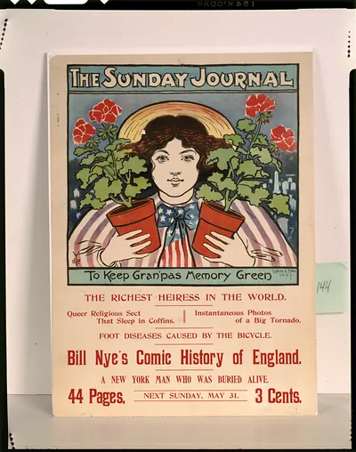 The Sunday Journal--To keep gran'pas memory green--The richest heiress in the world