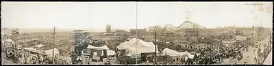 Dreamland destruction Coney Island, New York, 1911