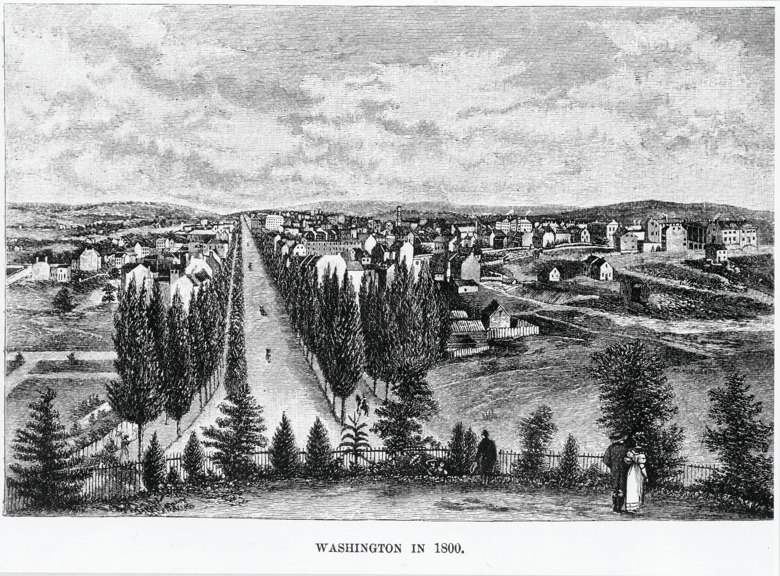 Washington in 1800, 1834 — historic photograph