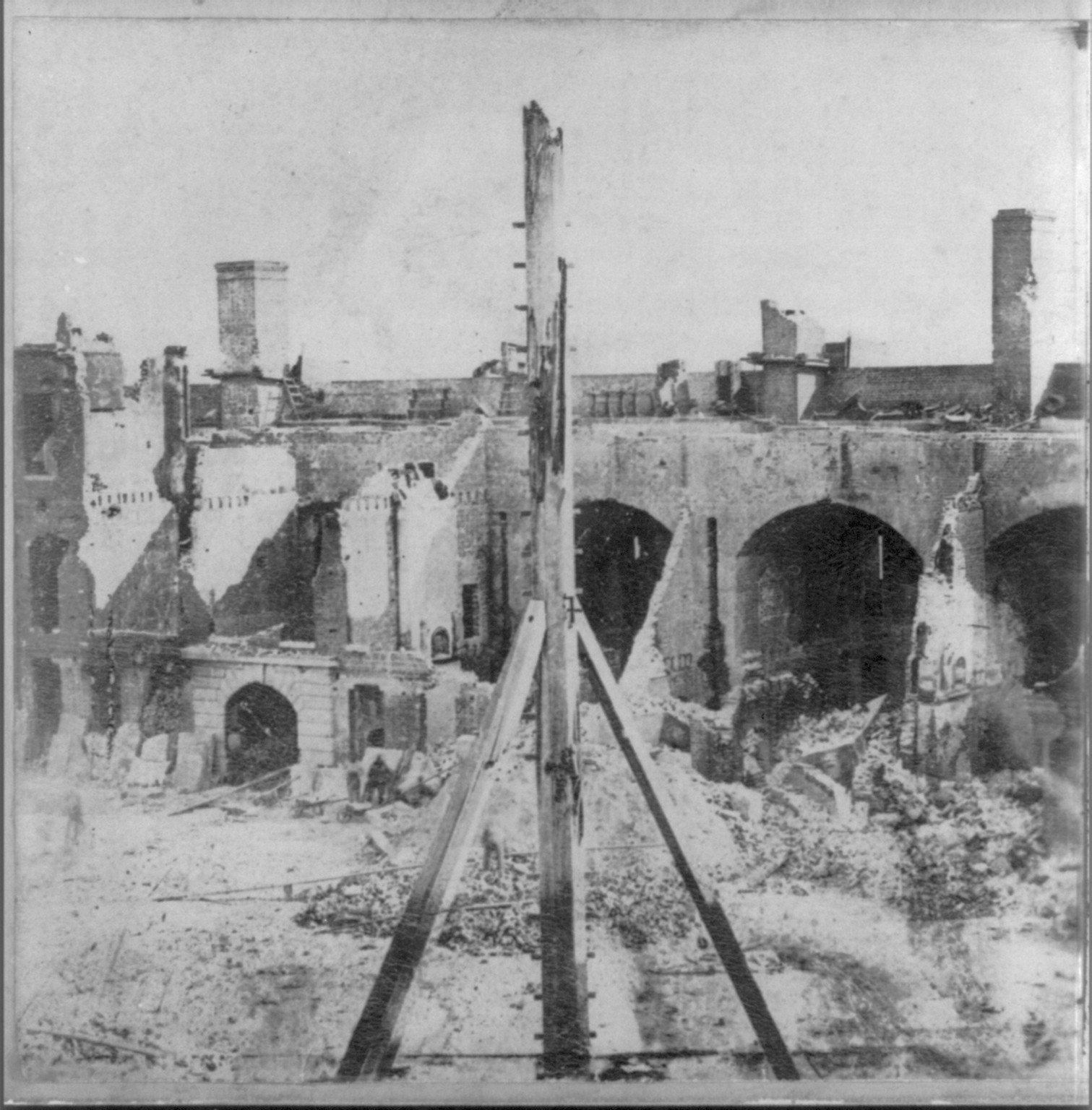 [Ruins of Fort Sumter, Charleston Harbor, S.C.], [1865?] — historic photograph