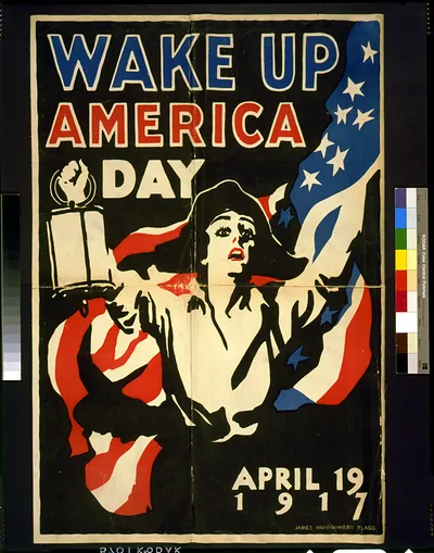 Wake up America Day - April 19 1917 / James Montgomery Flagg.