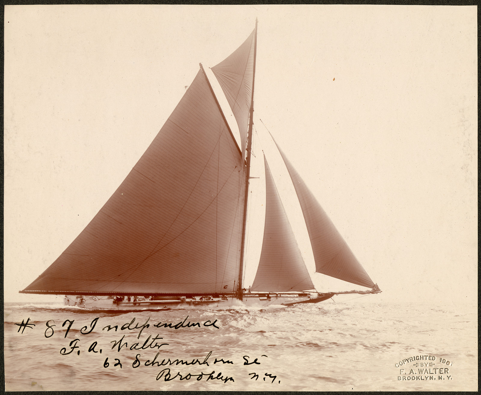 Independence / F. A. Walter, 62 Schermerhorn St., Brooklyn, N.Y., 1901 — historic image