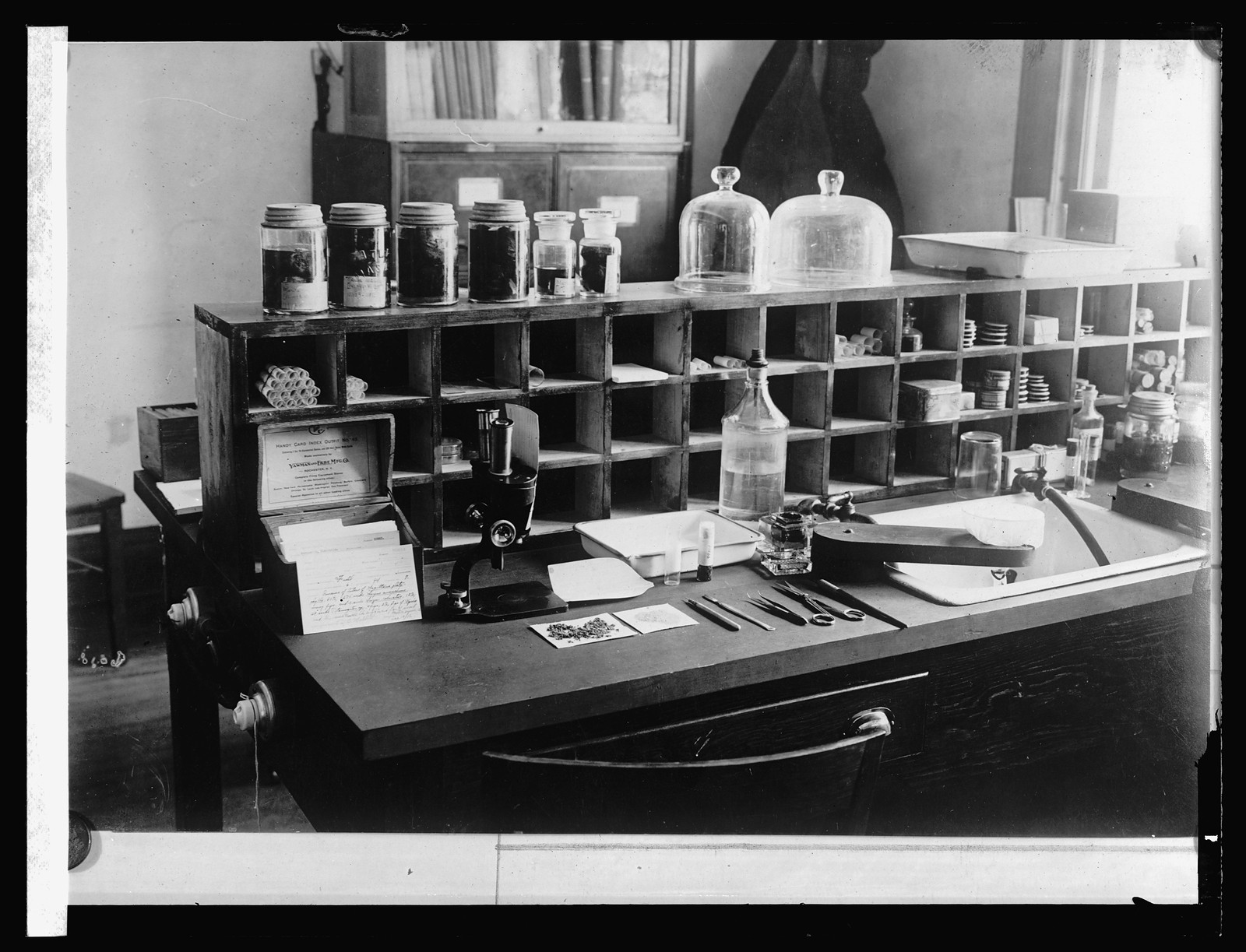Agrl. Dept., Biological Survey laboratory, [ca. 1920] — historic photograph