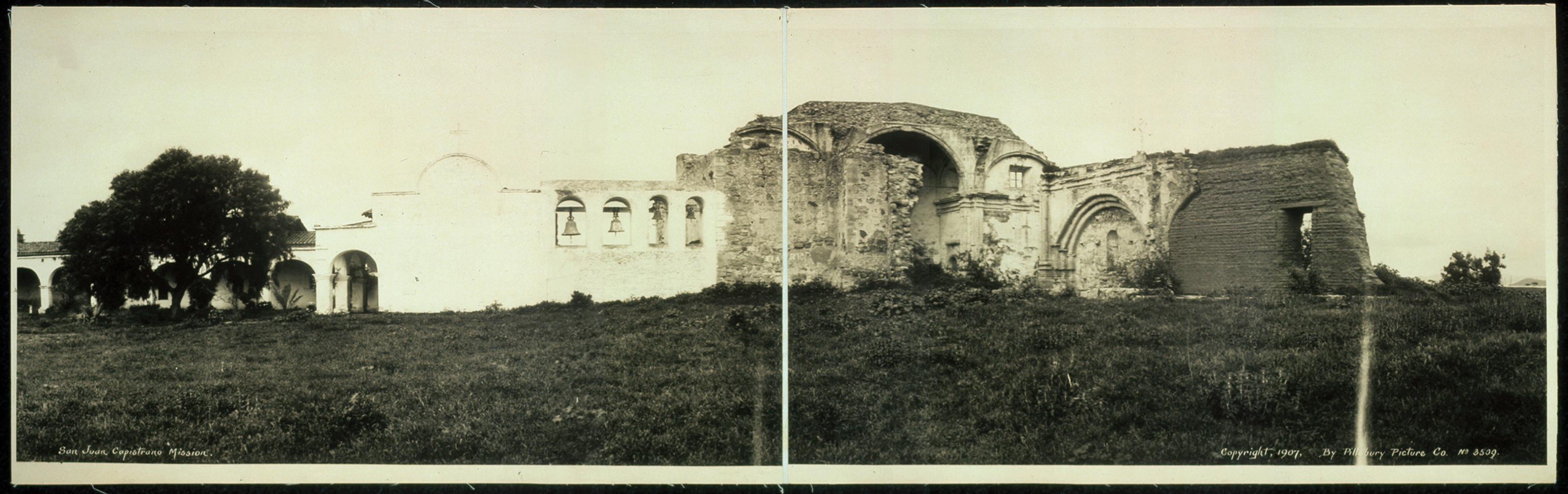 San Juan Capistrano Mission, California, 1907, 1907 — historic image