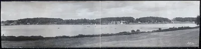 Panoramic view of Brady Lake, Ohio, 1911