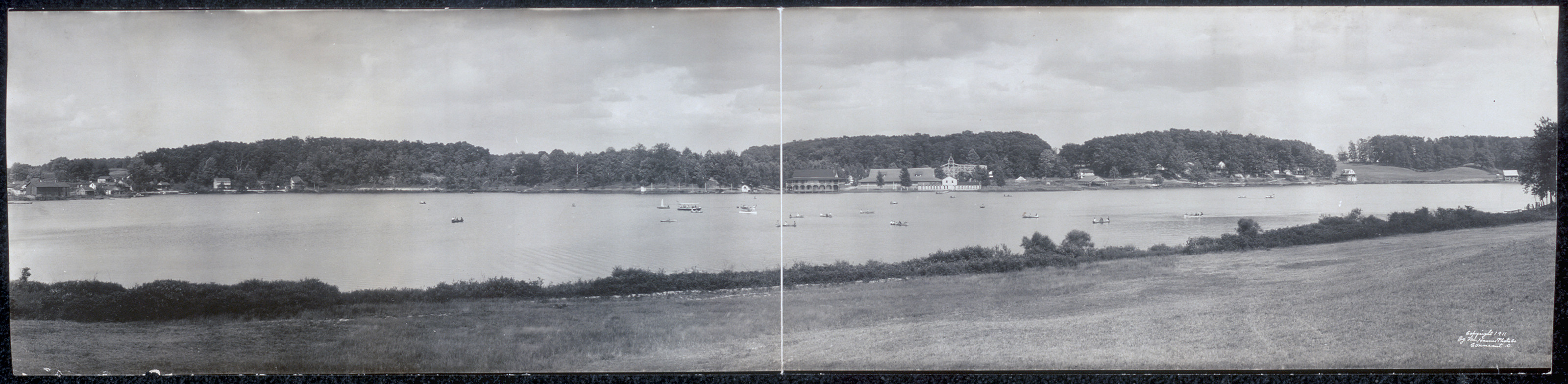 Panoramic view of Brady Lake, Ohio, 1911, 1911 — historic image