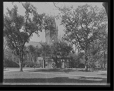 [Memorial Hall, '87 gate, Harvard University, Cambridge, Mass.]
