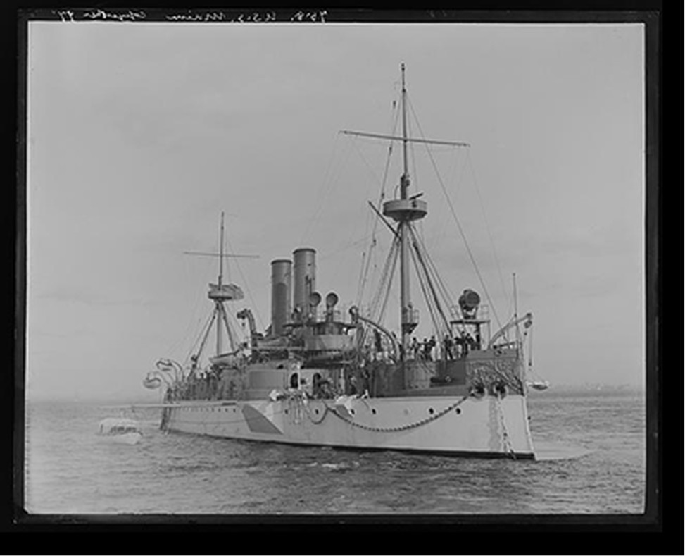U.S.S. Maine, c1897. — historic photograph