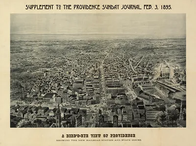 RI Providence 1895 MAP