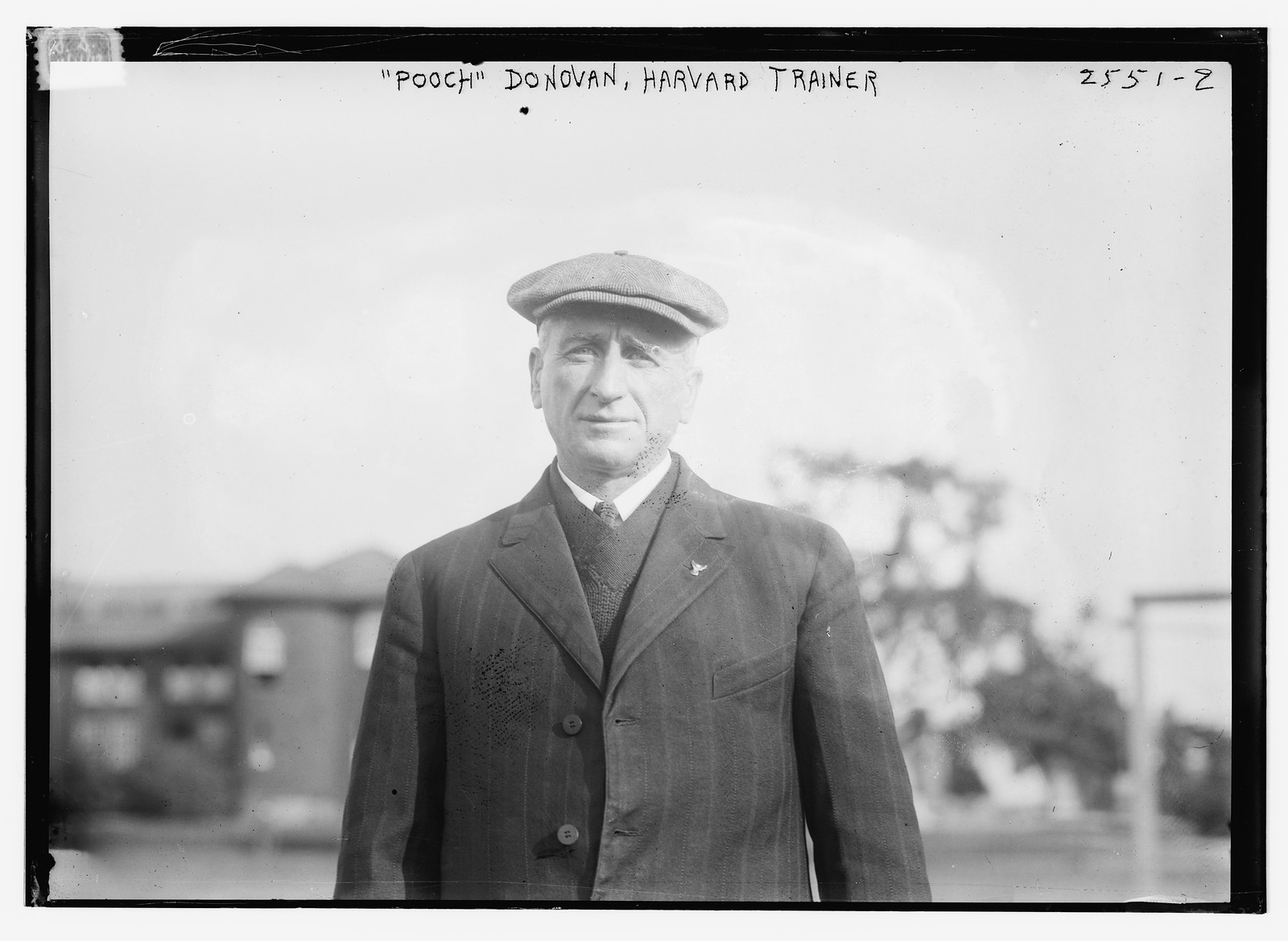 Pooch Donovan, Harvard trainer, n/a — historic photograph