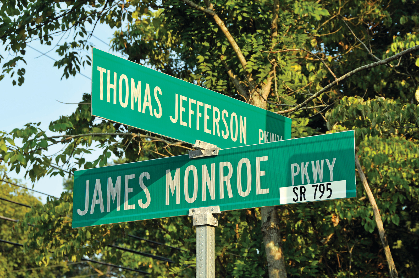 The True Corner of Jefferson and Monroe (and the Virginia Dynasty) — historic image
