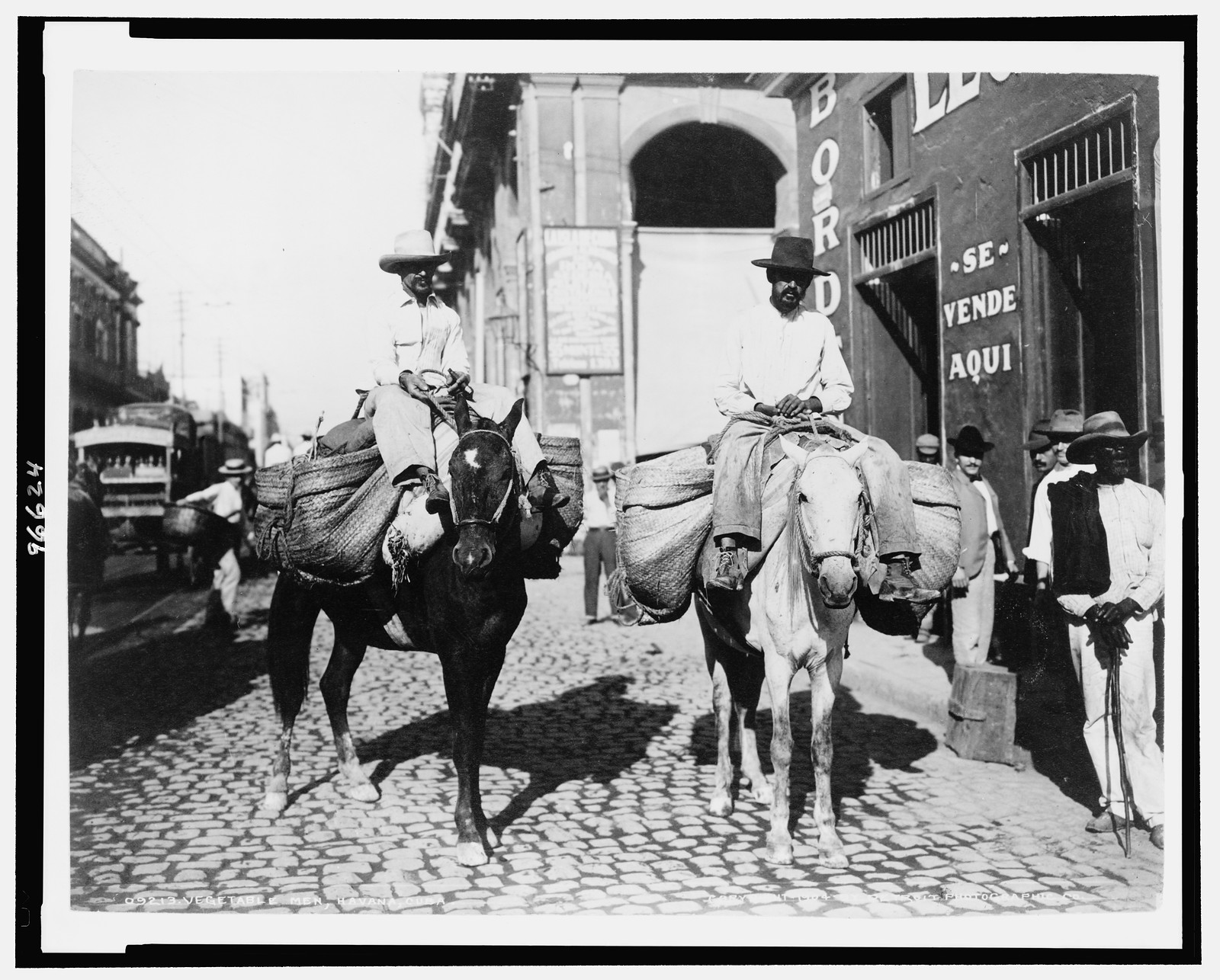 Vegetable men, Havana, Cuba, c1904. — historic photograph