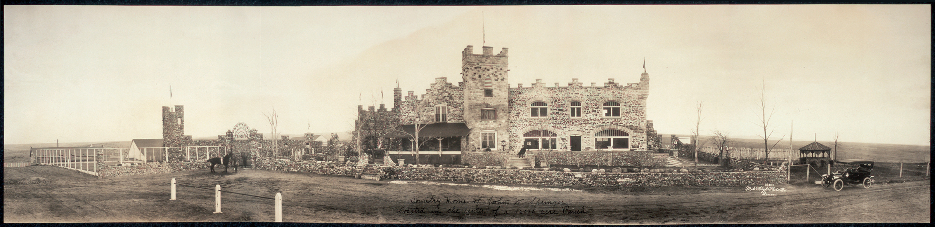 Country home of John W. Springer, Colorado, 1910, 1910 — historic image
