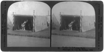San Francisco earthquake, 1906: Barber in Jefferson Park