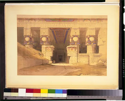 Dendera Decr 7th 1838 / David Roberts, R.A.