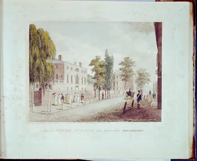 View in Third Street, from Spruce Street, Philadelphia