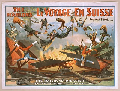 The Hanlons Le Voyage En Suisse: The Railroad Disaster poster