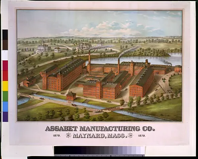 Assabet Manufacturing Co., Maynard, Mass. / /C.H. Vogt, lith.