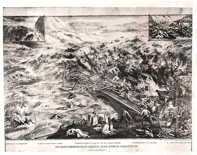 Johnstown Flood Great Conemaugh Valley Disaster B, Pennsylvania