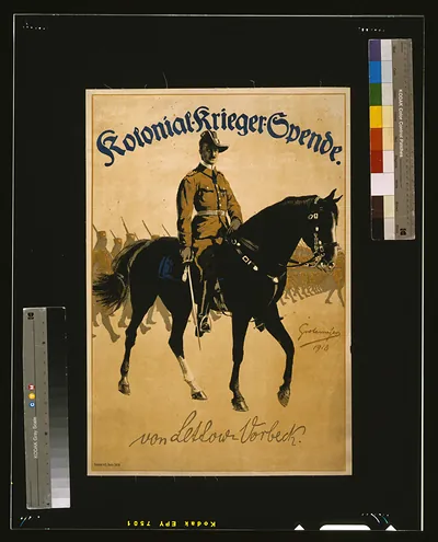 Kolonial-Krieger-Spende. Von Lettow-Vorbeck / Grotemeyer 1918.