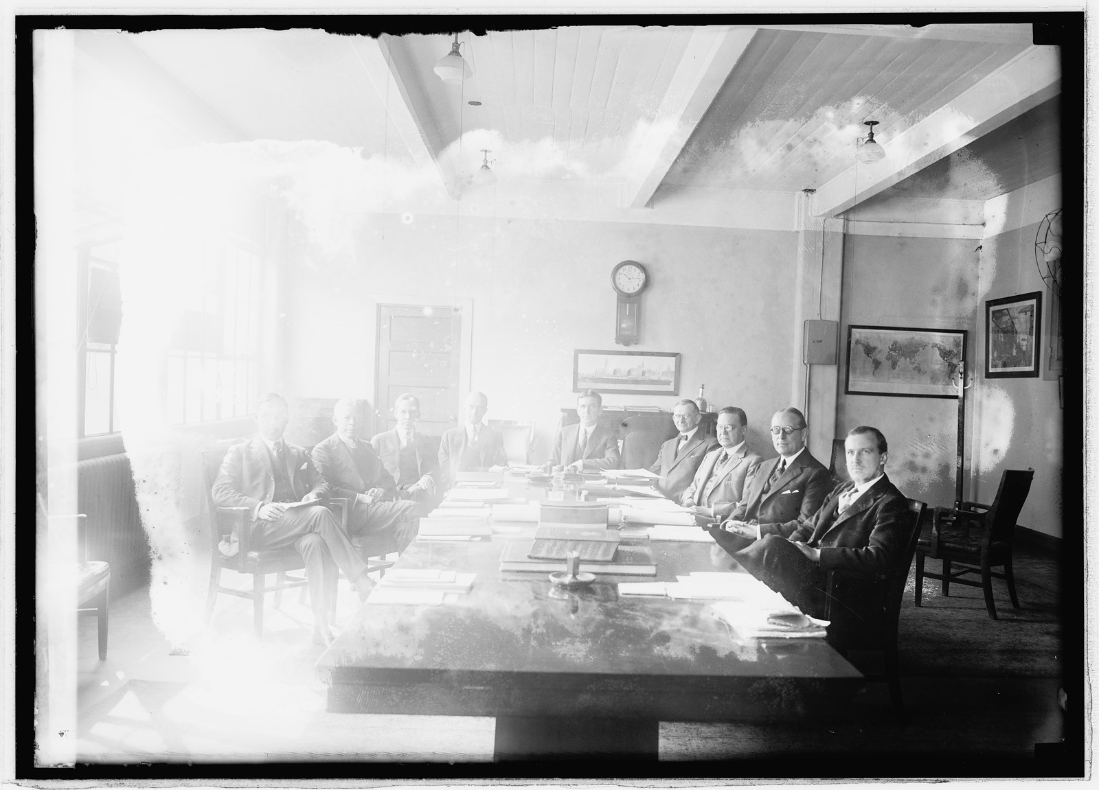 Trustees & counsel, emergency fleet of, 10/14/21, [19]21 October 14. — historic photograph