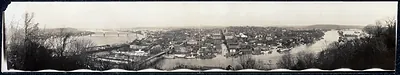Flood view Parkers, West Virginia, 1913