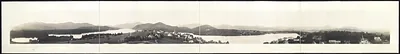 Panoramic view Lake Placid, New York, 1913