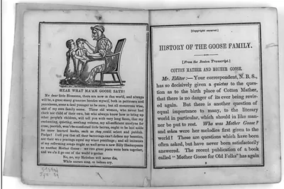 The Only True Mother Goose (Boston: Monroe & Francis) 1833