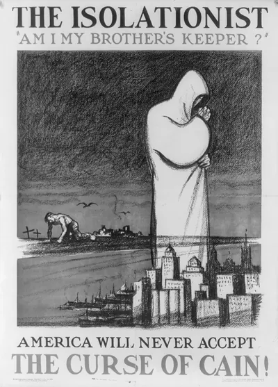 The isolationist: am I my brother's keeper?" American will never accept the curse of Cain"