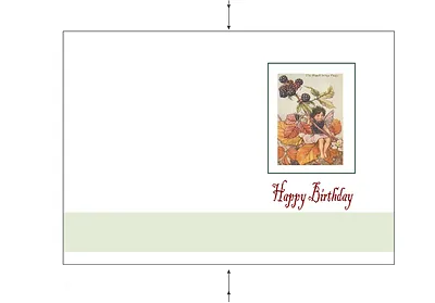 Blackberry Fairy Card Topper