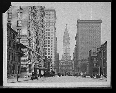 [Broad Street, north from Locust Street, Philadelphia, Pa.]