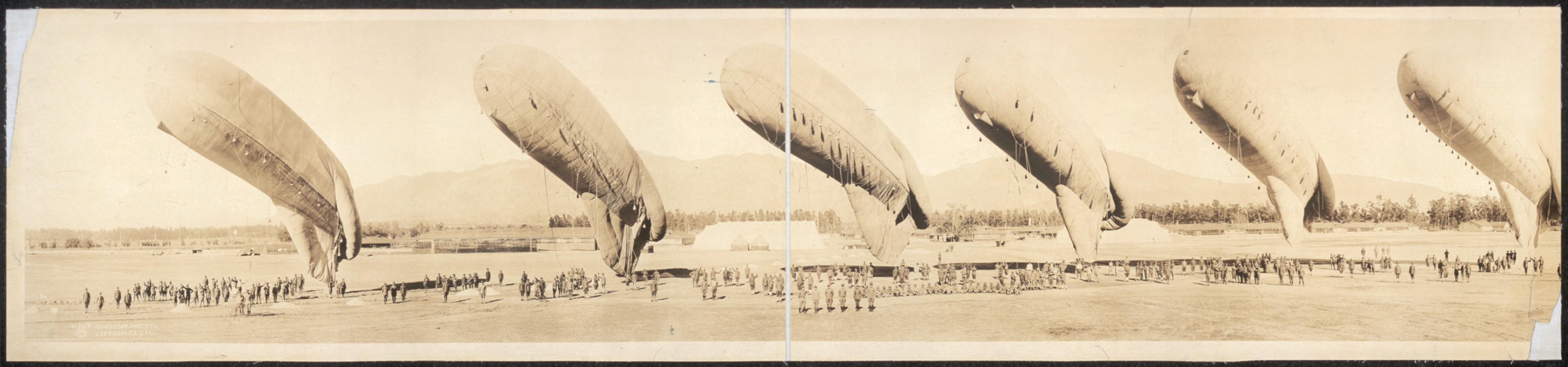 Balloons at inspection 1919.tif-6a29848u — historic image