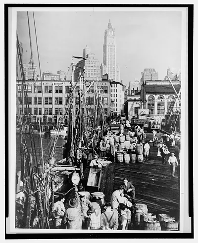 Fulton fish market, New York City