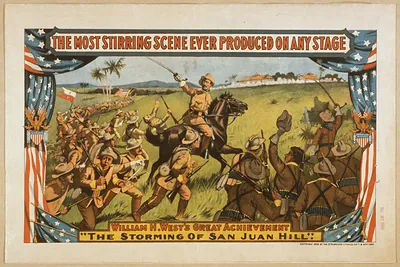 The Storming of San Juan Hill, theatrical poster