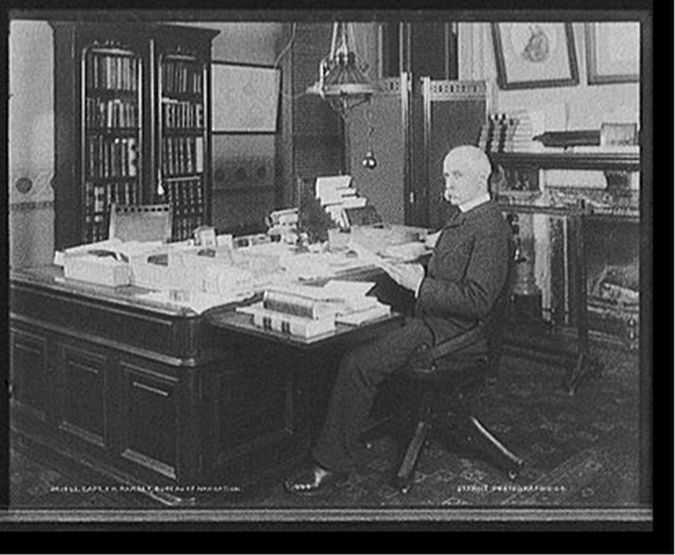 Capt. F.M. Ramsey [i.e. Ramsay], Bureau of Navigation, [1892 Feb. 1] — historic photograph