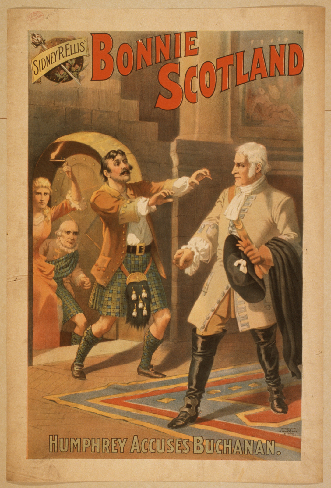 Sidney R. Ellis Bonnie Scotland, 1895 — vintage poster