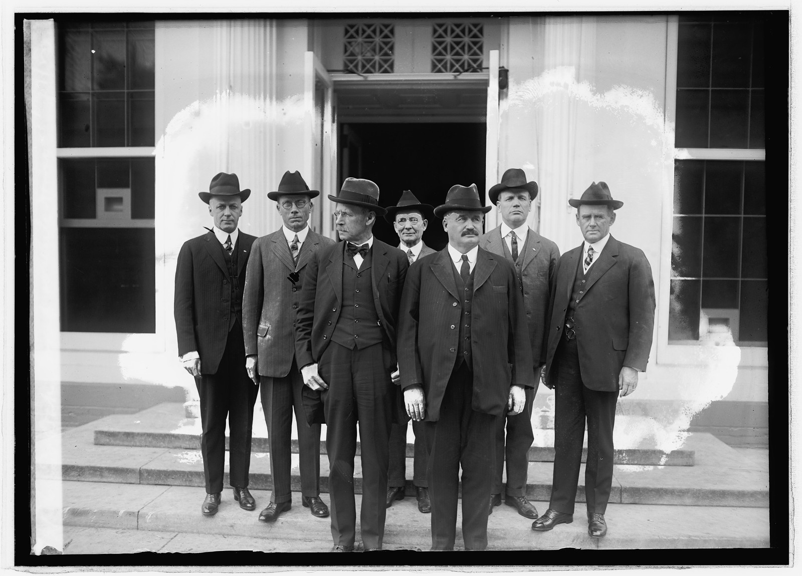 So. Dak. group at White House, 10/7/21, [19]21 October 7. — historic photograph
