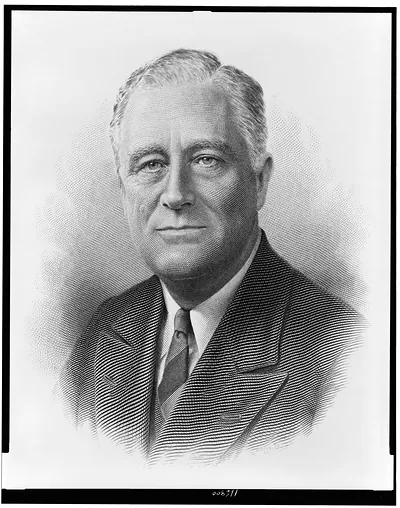 [Franklin D. Roosevelt, head-and-shoulders portrait, facing slightly left] / J. Eissler, sc.