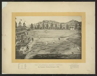 The California League Grounds, San Francisco vs Oakland, September 9, 1890