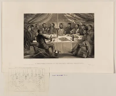 A Christmas Dinner on the Heights before Sebastopol