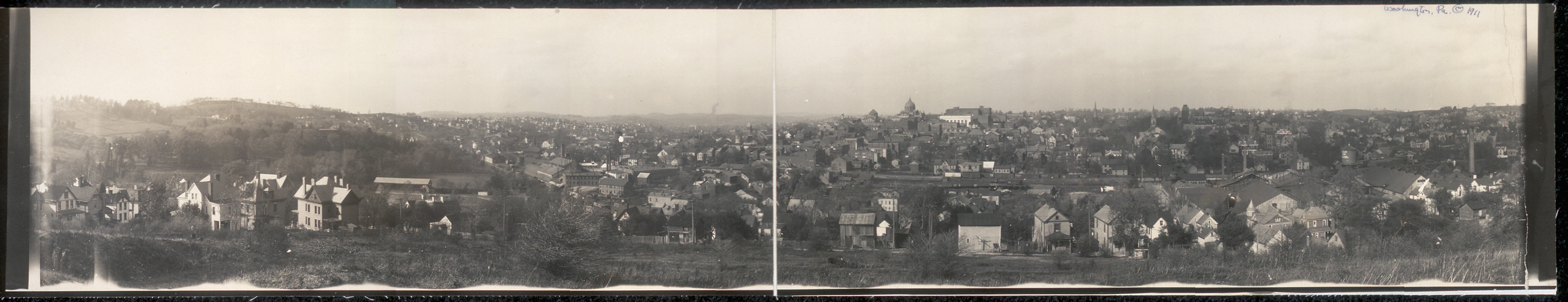Panoramic view of Washington, Pennsylvania, 1911, 1911 — historic image